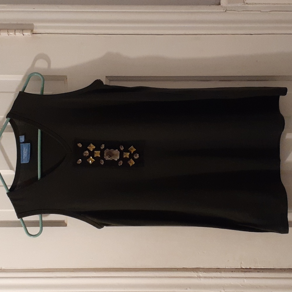 Simply Vera Wang Small Tank Top with Faux Jewels